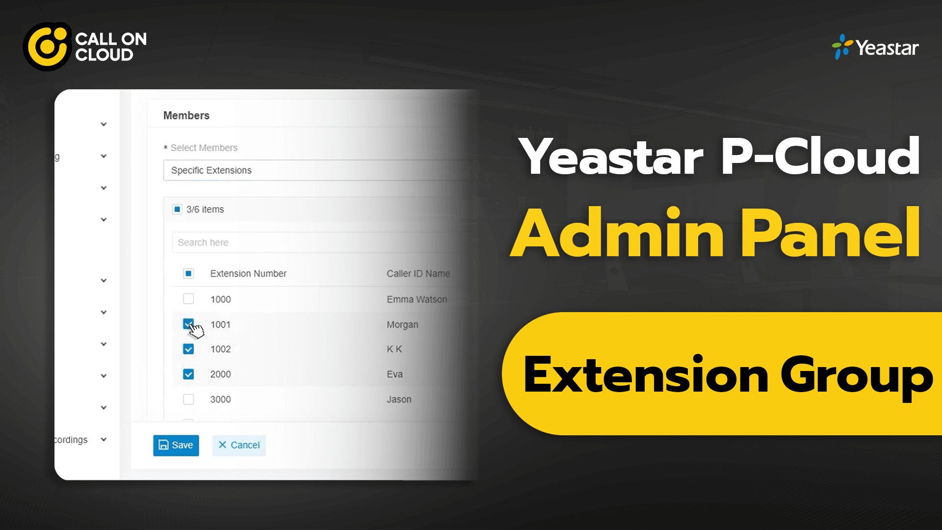 Admin Panel - Extension Group